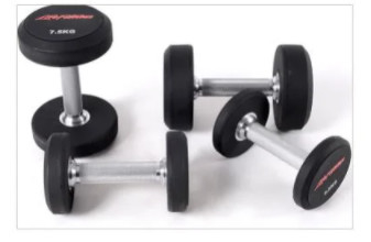 ชุดดัมเบลยิมเนเซียมเหล็กขนาดเล็ก PU Dumbbell Set ISO9001