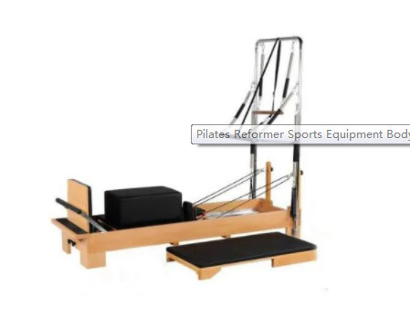 กำลังโหลดอุปกรณ์ออกกำลังกายพิลาทิส 200 กก. Deep Squat Pilates Reformer Machine