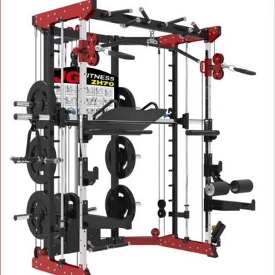 Barbell Squat Barbell Twist Fitness Smith Machine โฮมยิม