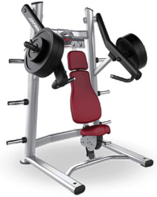 Incline chest press เครื่องออกกำลังกายทรงวงรีทรงวงรี