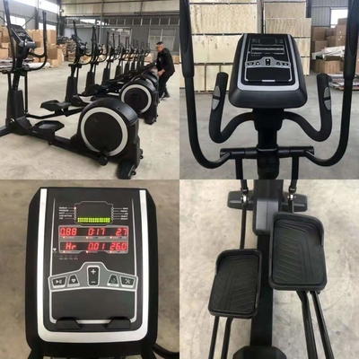 เครื่องออกกำลังกายวงรี Elliptical Cross Trainer Machine Magnetic Elliptical Bike Loading 150kg